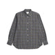 Norse Projects OLE OVERSIZED WOOL CHECK SHIRT, Charcoal Grey