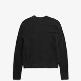 Norse Projects RASMUS MOCK NECK RELAXED BRUSHED, Black