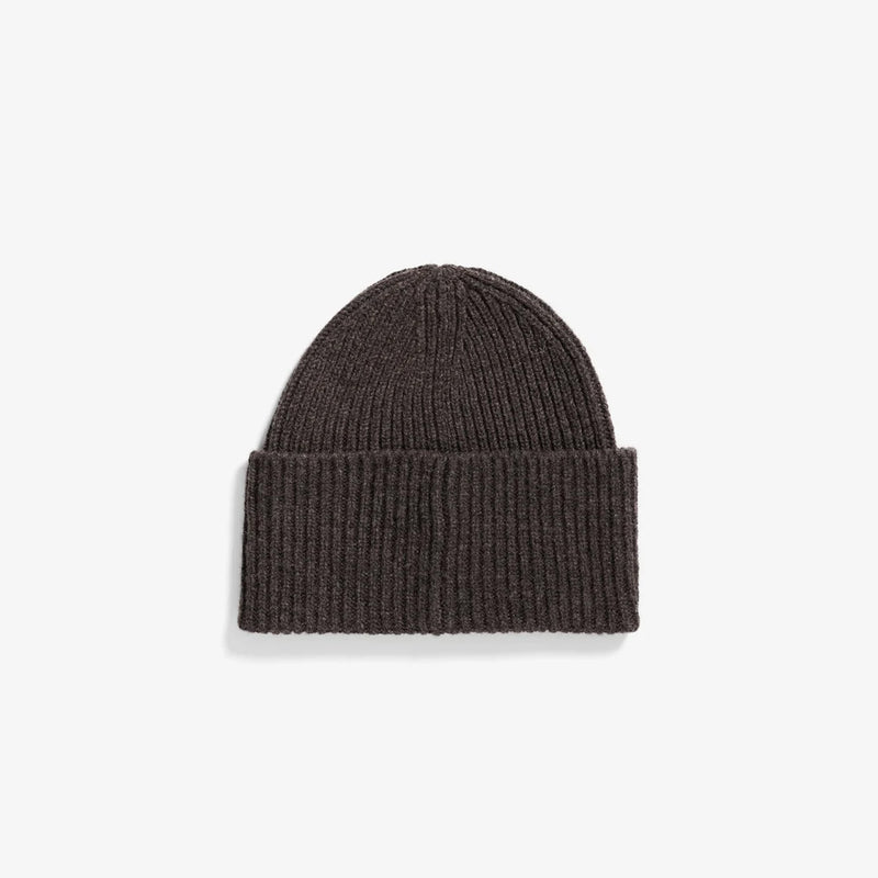 Norse Projects STANDARD MERINO LAMBSWOOL BEANIE, Heathland Brown