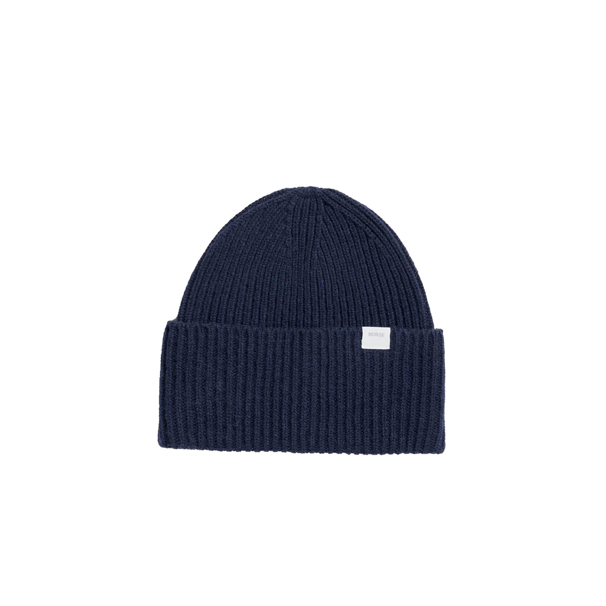 Norse Projects STANDARD MERINO LAMBSWOOL BEANIE, Navy