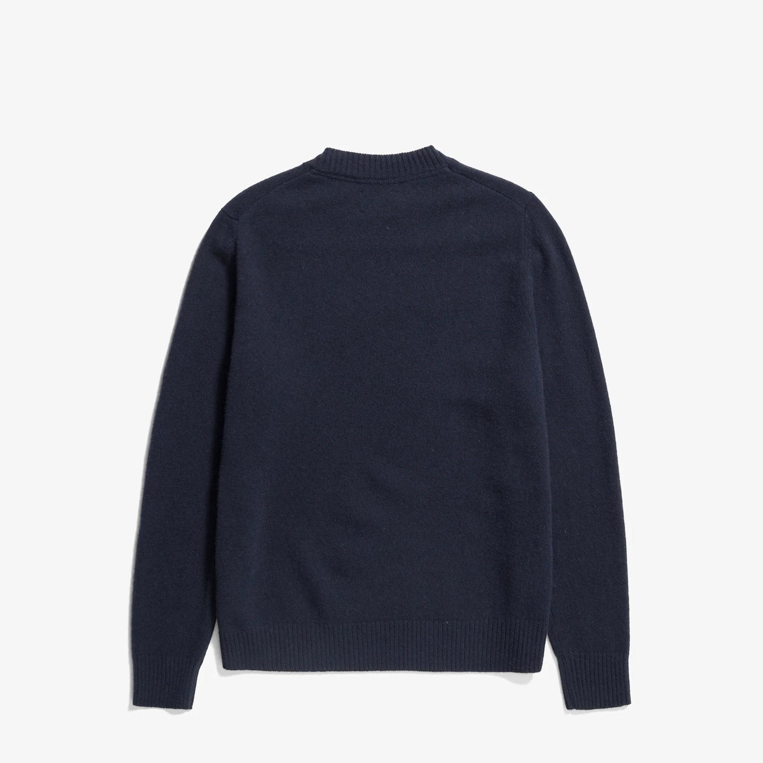 Norse Projects STANDARD MERINO LAMBSWOOL SWEATER, Dark Navy – Beamhill
