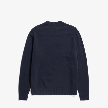 Norse Projects STANDARD MERINO LAMBSWOOL SWEATER, Dark Navy