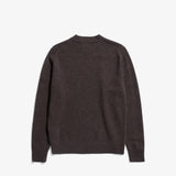 Norse Projects STANDARD MERINO LAMBSWOOL SWEATER, Heathland Brown
