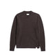 Norse Projects STANDARD MERINO LAMBSWOOL SWEATER, Heathland Brown