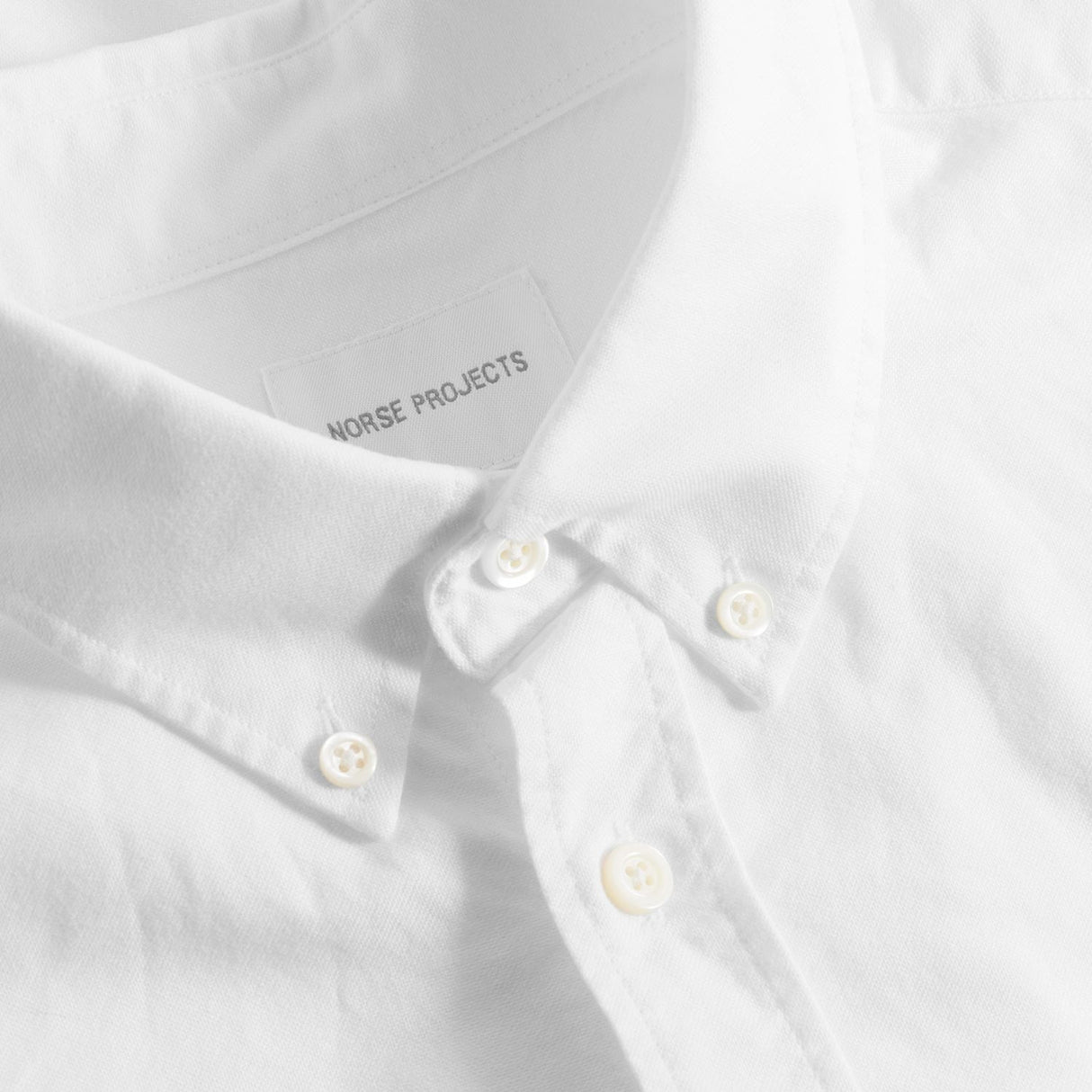 Norse Projects STANDARD OXFORD BD SHIRT, White
