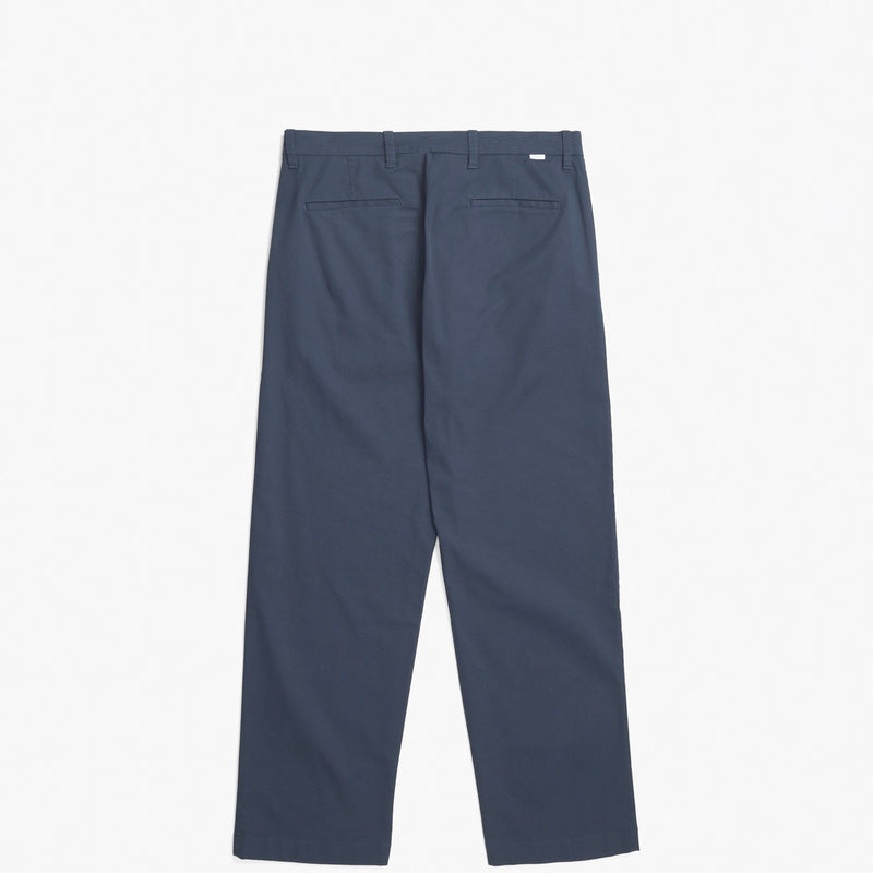 Norse Projects STANDARD WIDE CHINO, Dark Navy