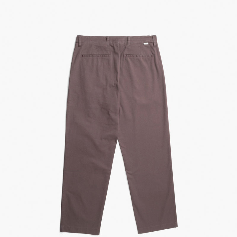 Norse Projects STANDARD WIDE CHINO, Seal Brown