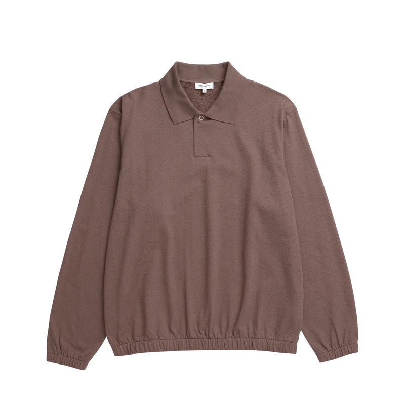 Norse Projects SYLANE RELAXED JERSEY POLO, Peppercorn