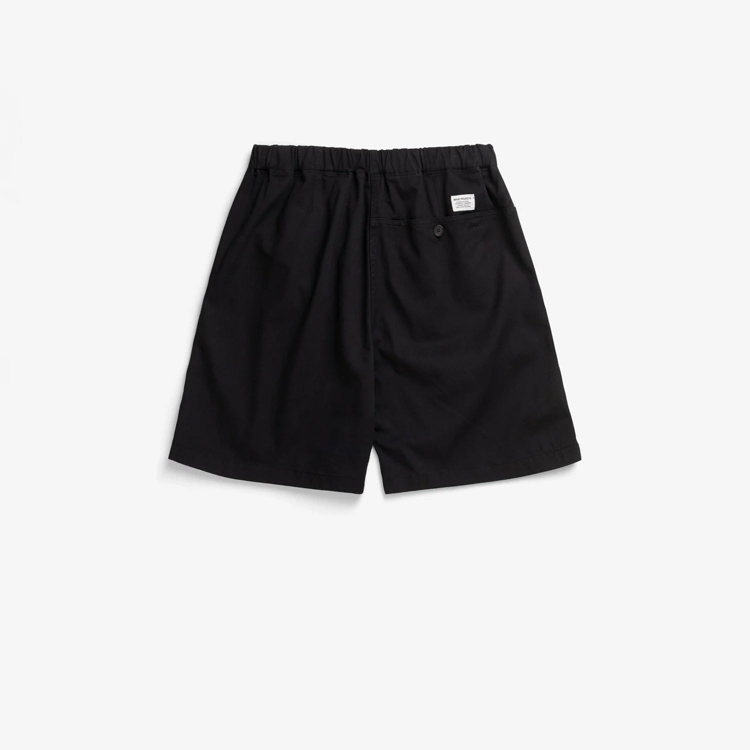 Norse Projects TRYSIL REGULAR STRETCH TWILL SHORTS, Black – Beamhill