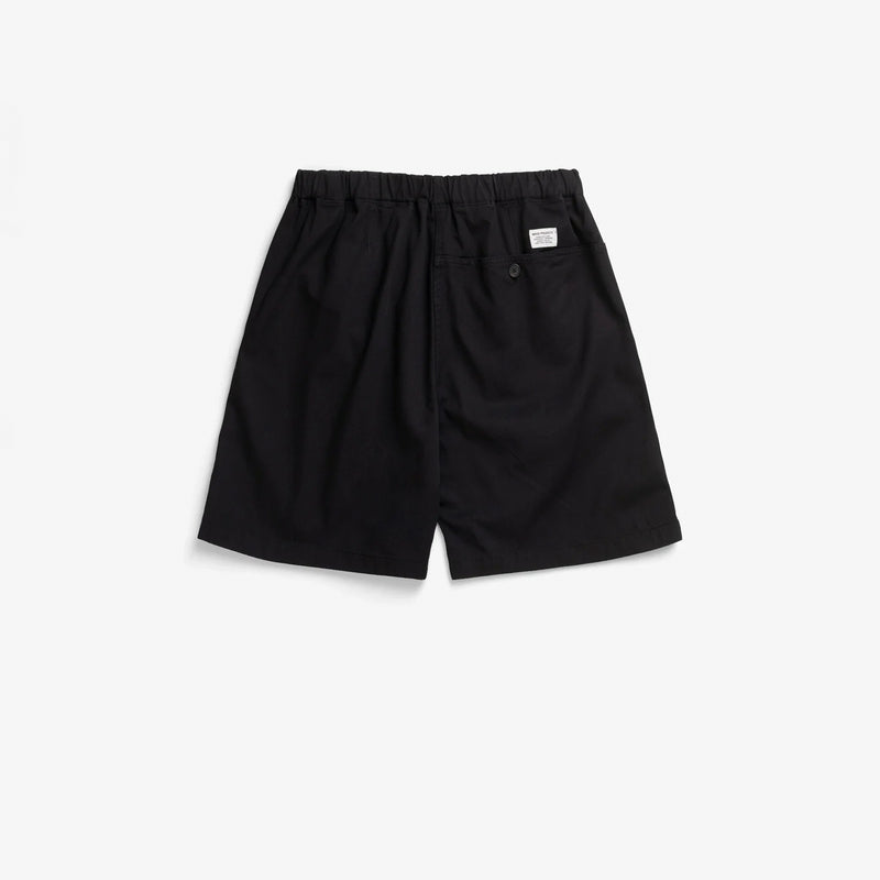 Norse Projects TRYSIL REGULAR STRETCH TWILL SHORTS, Black