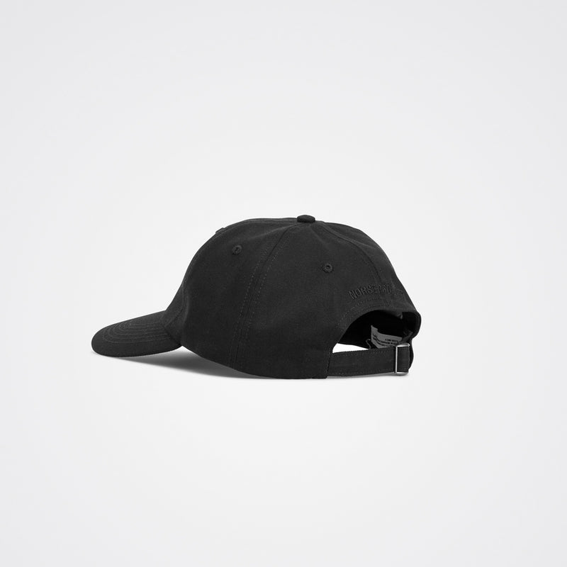 Norse Projects TWILL SPORTS CAP, Black - Image 2