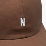 Norse Projects TWILL SPORTS CAP, Chestnut