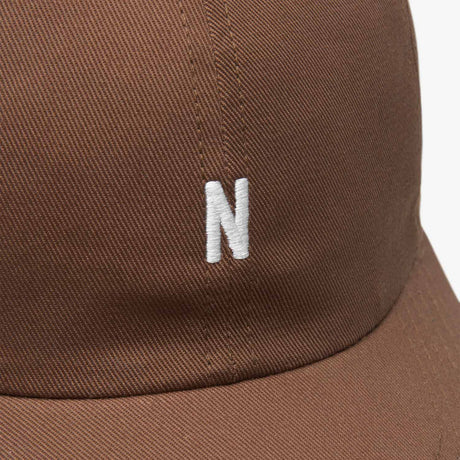 Norse Projects TWILL SPORTS CAP, Chestnut