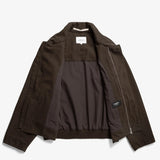 Norse Projects VANDEL HERRINGBONE FLIGHT JACKET, Delicioso Brown