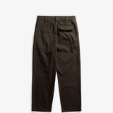 Norse Projects VOLDA PLEATED COTTON TWILL TROUSER, Beech Green
