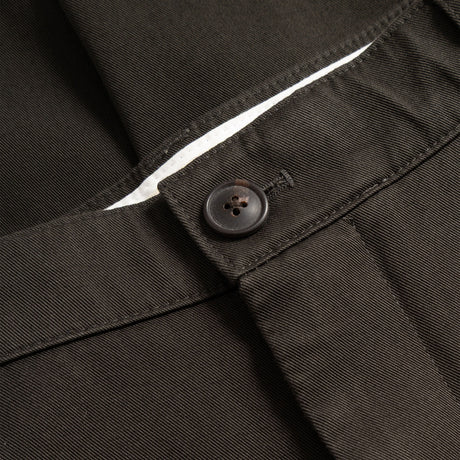 Norse Projects VOLDA PLEATED COTTON TWILL TROUSER, Beech Green