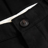 Norse Projects VOLDA PLEATED COTTON TWILL TROUSER, Black