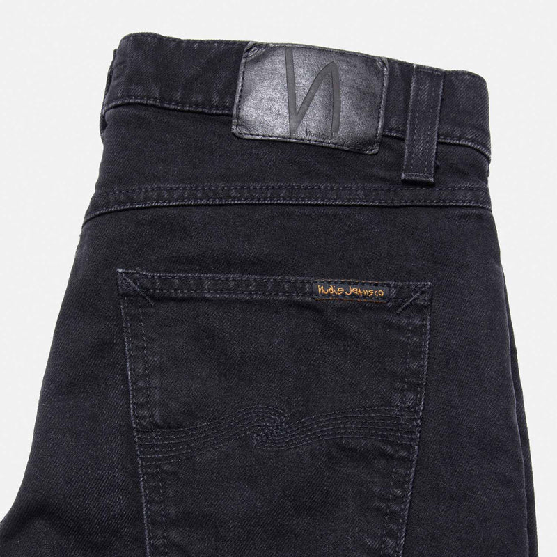 Nudie Jeans SOLID OLLIE, Black Steele