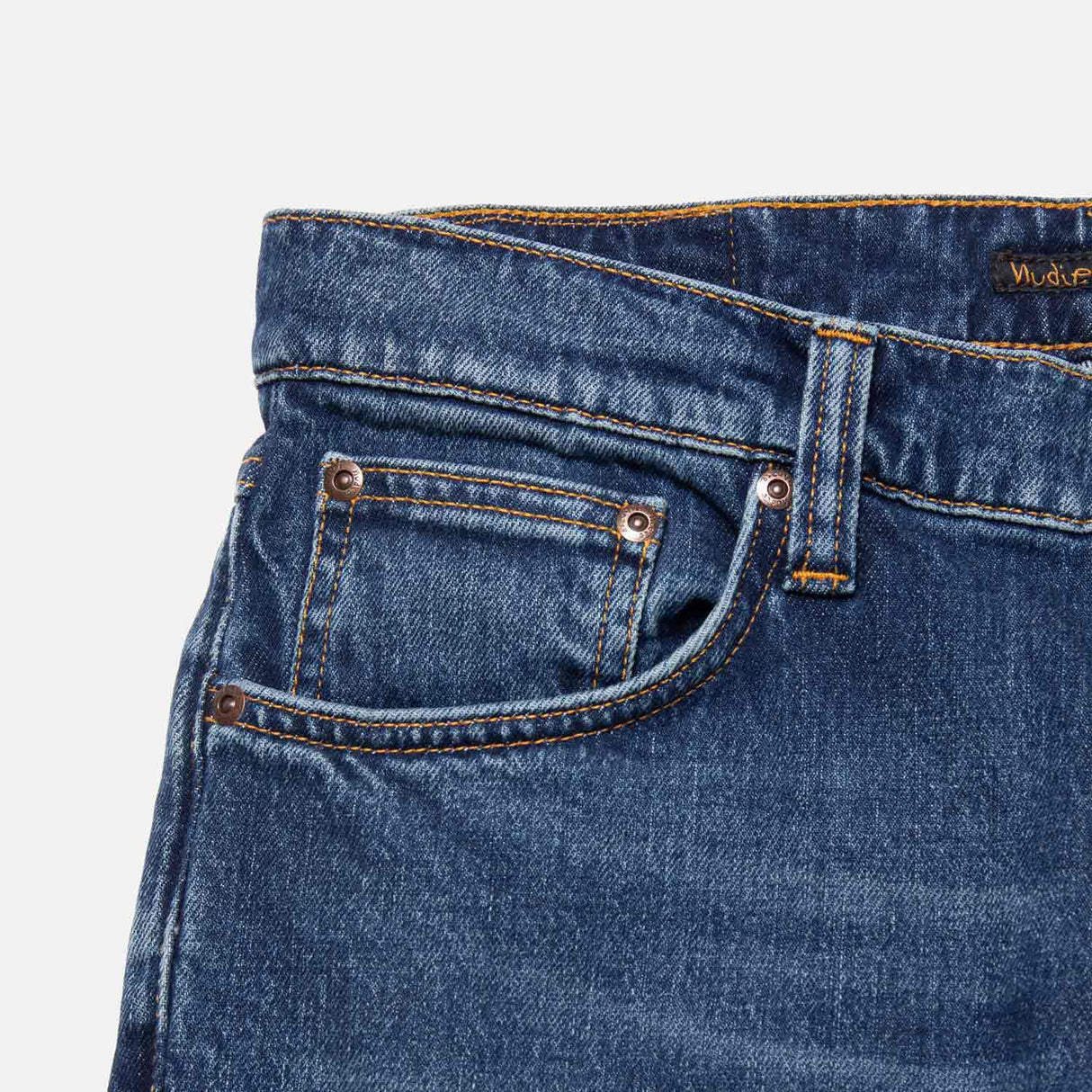 Nudie Jeans SOLID OLLIE, Wild Blue