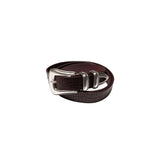 Nudie Jeans WESTERN FAUX CROCO SILVER BELT, Burgundy