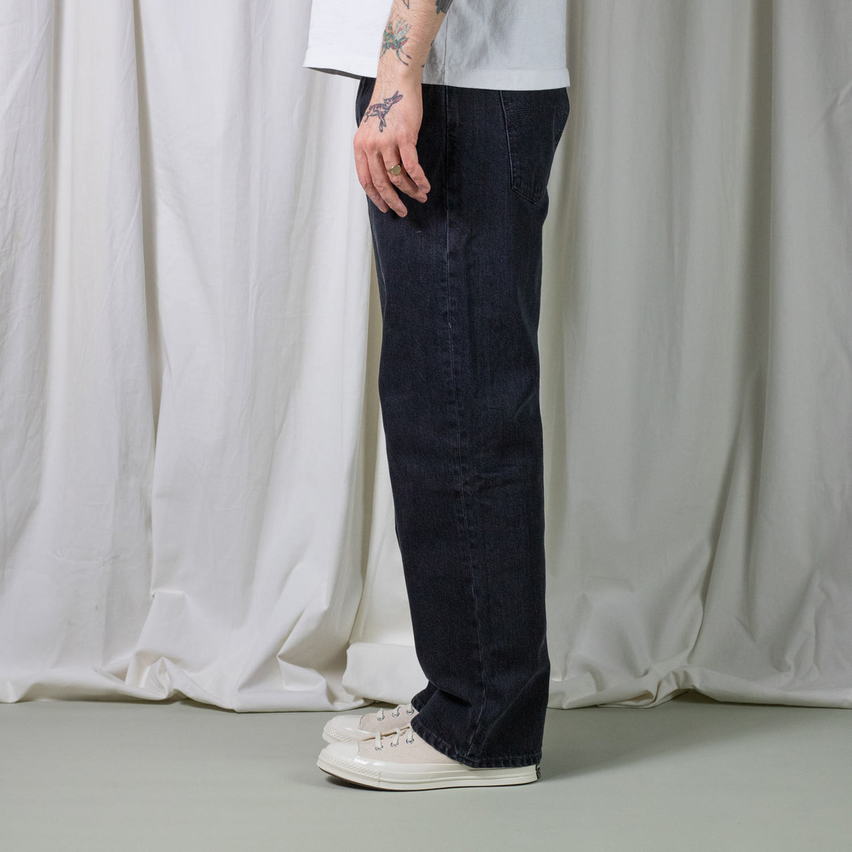 Nudie Jeans TUFF TONY, Black Vintage