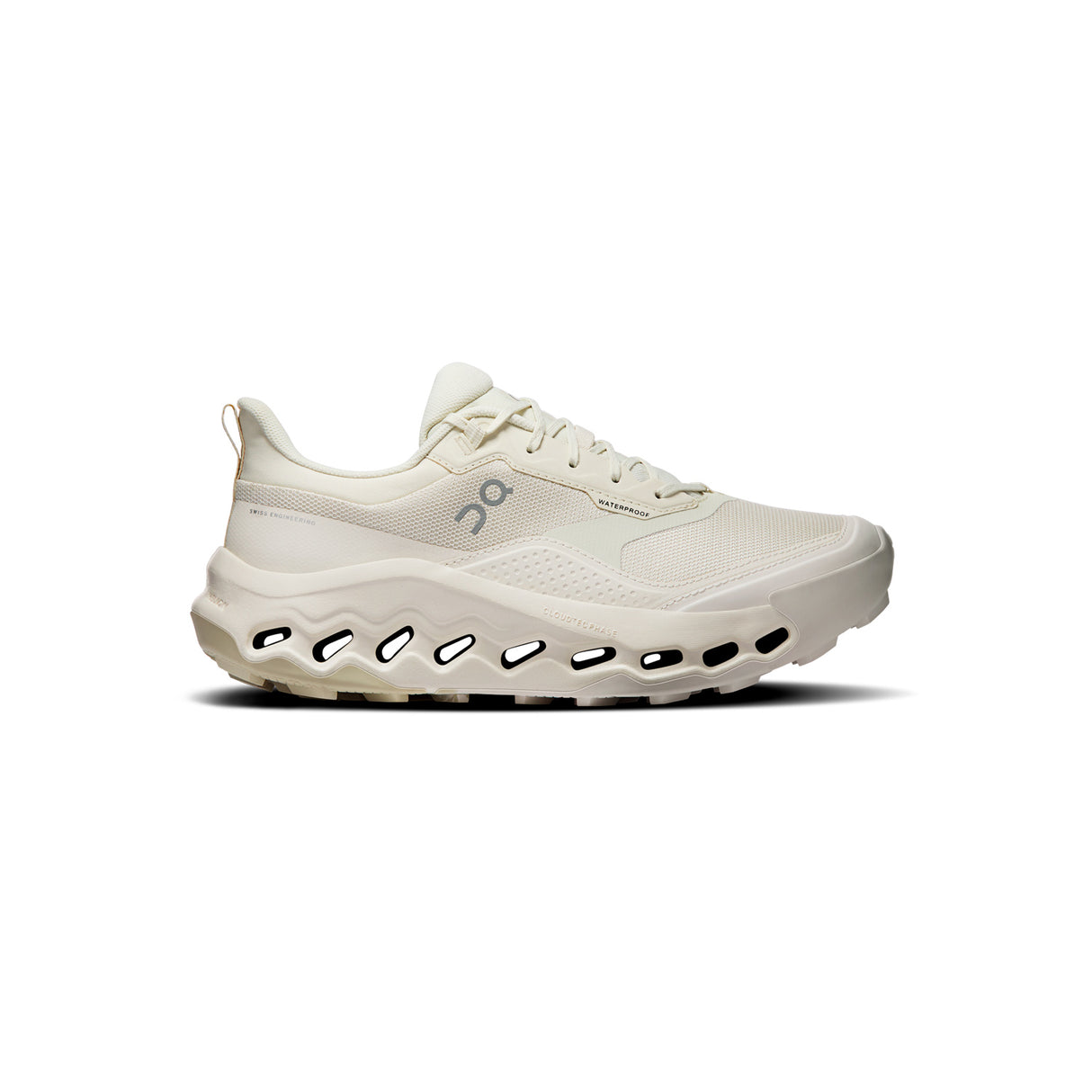 beige sneaker on a white background