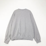 orSlow LIGHT WEIGHT FRENCH TERRY CREWNECK SWEATSHIRT, Heather Grey