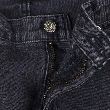 orSlow 101 DAD'S FIT DENIM PANTS, Black Denim Stone