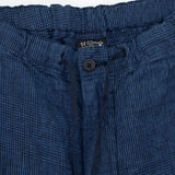 orSlow WIDE FIT NEW YORKER PANTS, Indigo Check