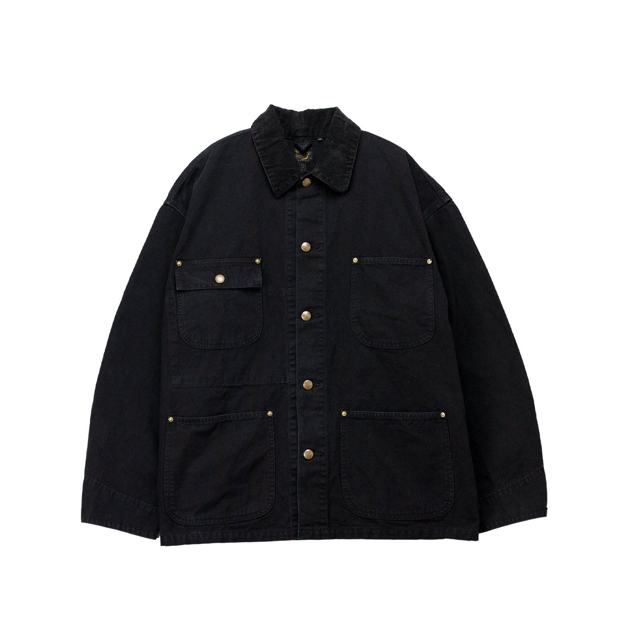 orSlow RELAX FIT OXFORD COVERALL, Black
