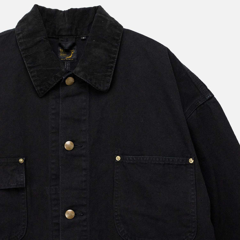 orSlow RELAX FIT OXFORD COVERALL, Black