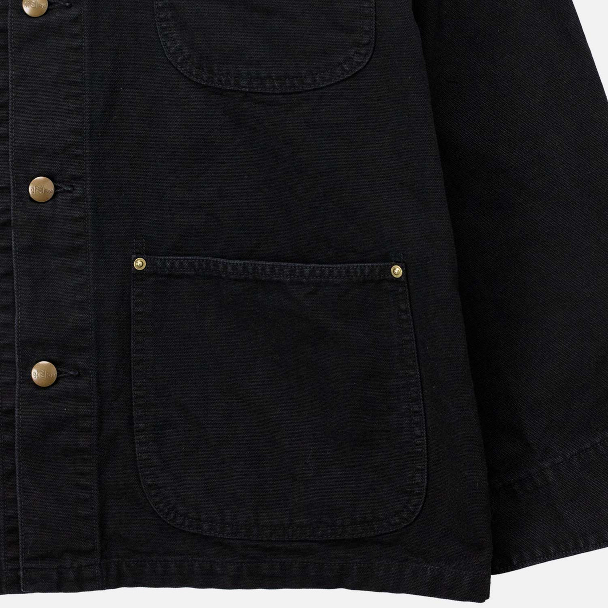 orSlow RELAX FIT OXFORD COVERALL, Black