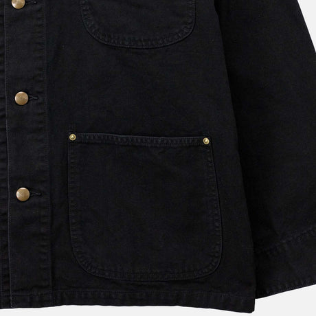 orSlow RELAX FIT OXFORD COVERALL, Black