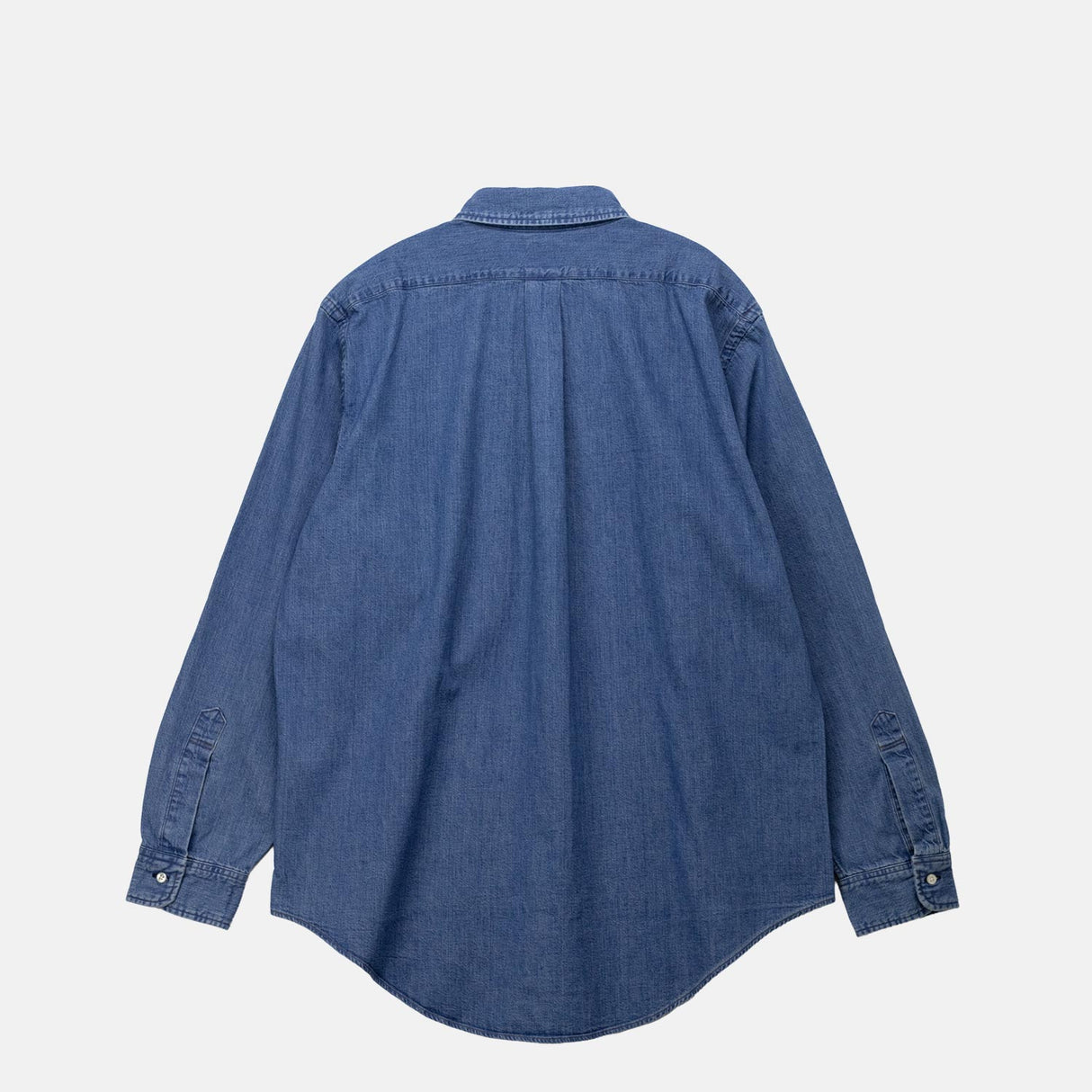 orSlow DENIM STANDARD BUTTON DOWN SHIRT, Used Denim