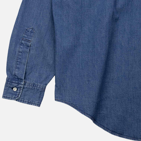 orSlow DENIM STANDARD BUTTON DOWN SHIRT, Used Denim