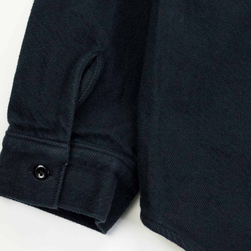 orSlow RELAX FIT FLANNEL SHIRT, Navy