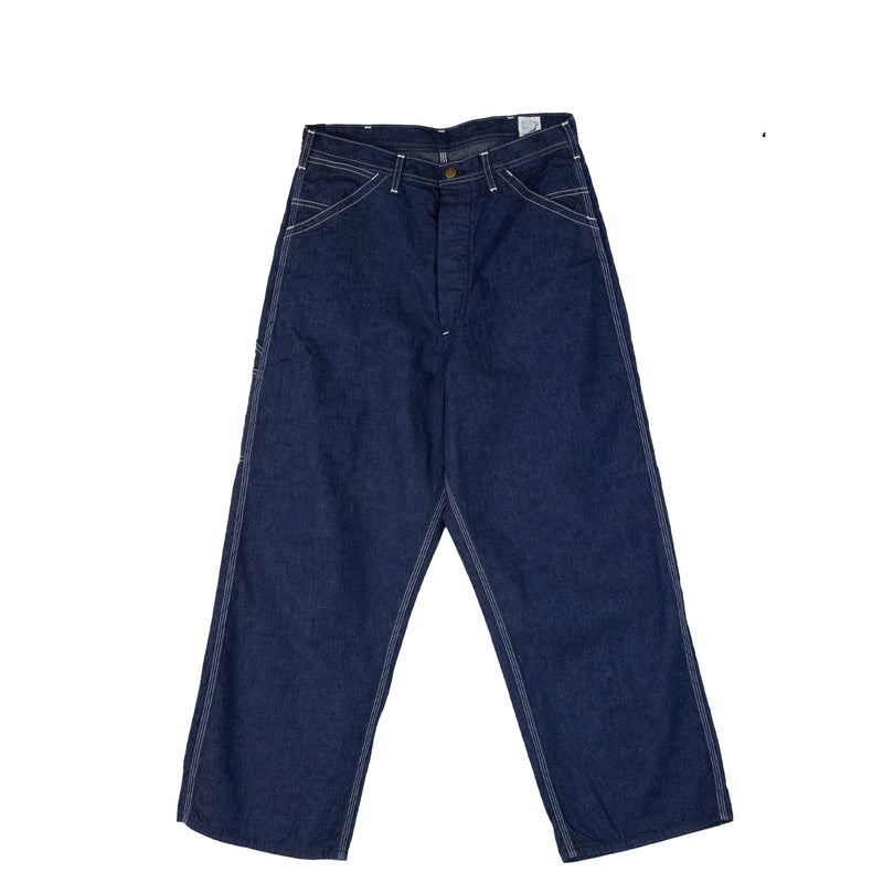 orSlow WIDE FIT 30'S PAINTER PANTS DENIM, Onewash