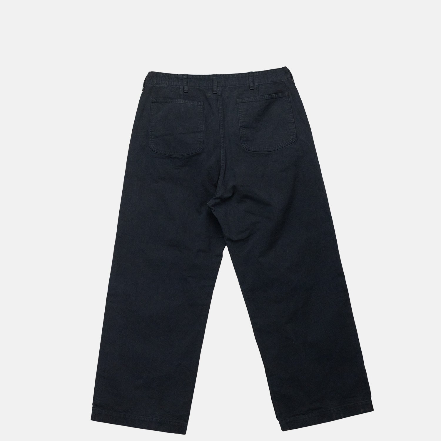 orSlow USMC HERRINGBONE WIDE FIT UTILITY TROUSERS, Black – Beamhill