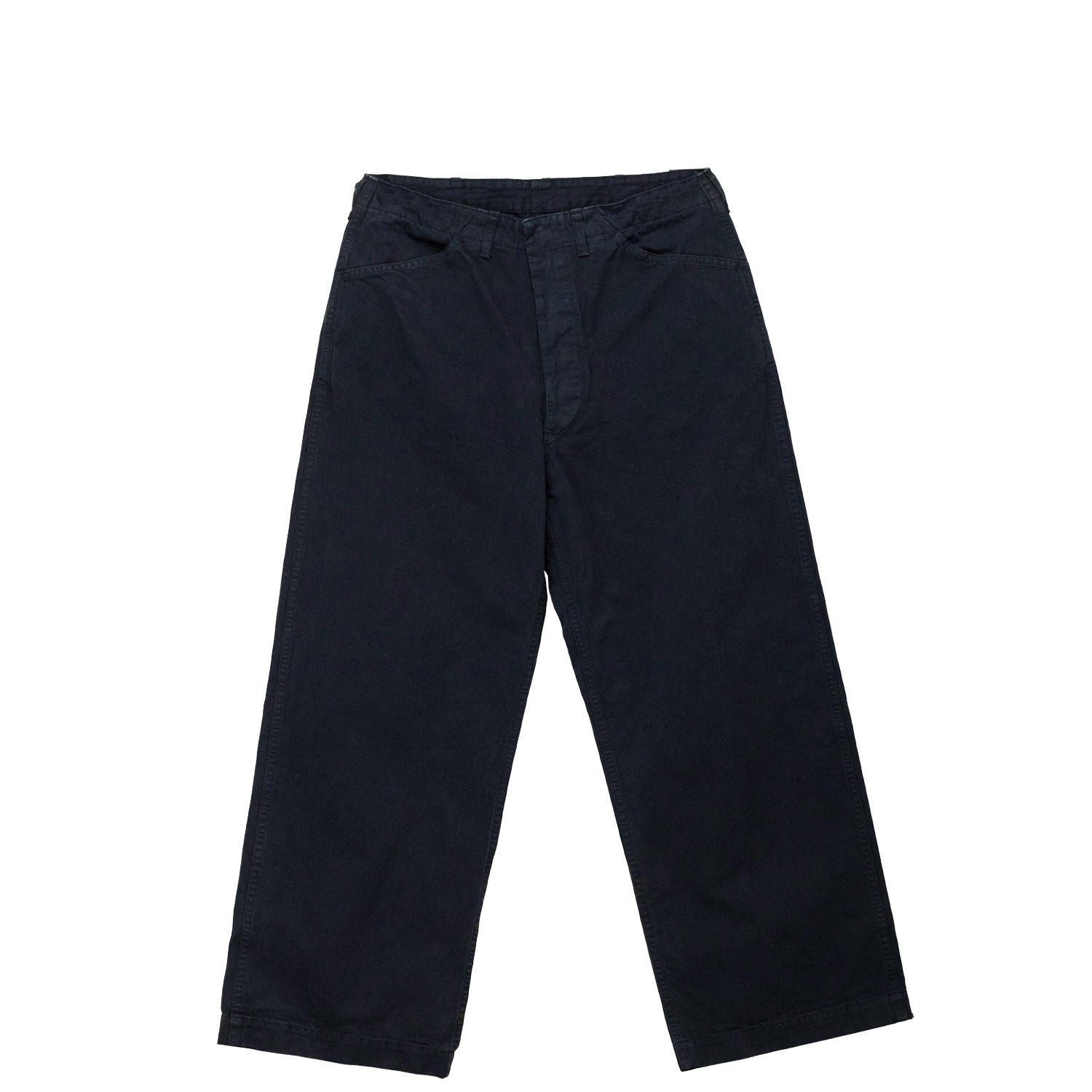 orSlow USMC HERRINGBONE WIDE FIT UTILITY TROUSERS, Black – Beamhill
