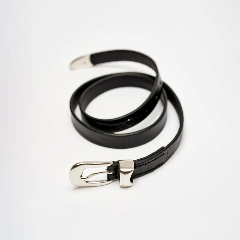 Our Legacy 2 CM BELT, Black