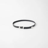 Our Legacy 2 CM BELT, Black