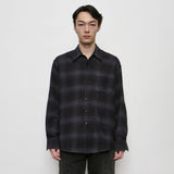 Our Legacy ABOVE SHIRT, Faded Nocturne Check Flannel