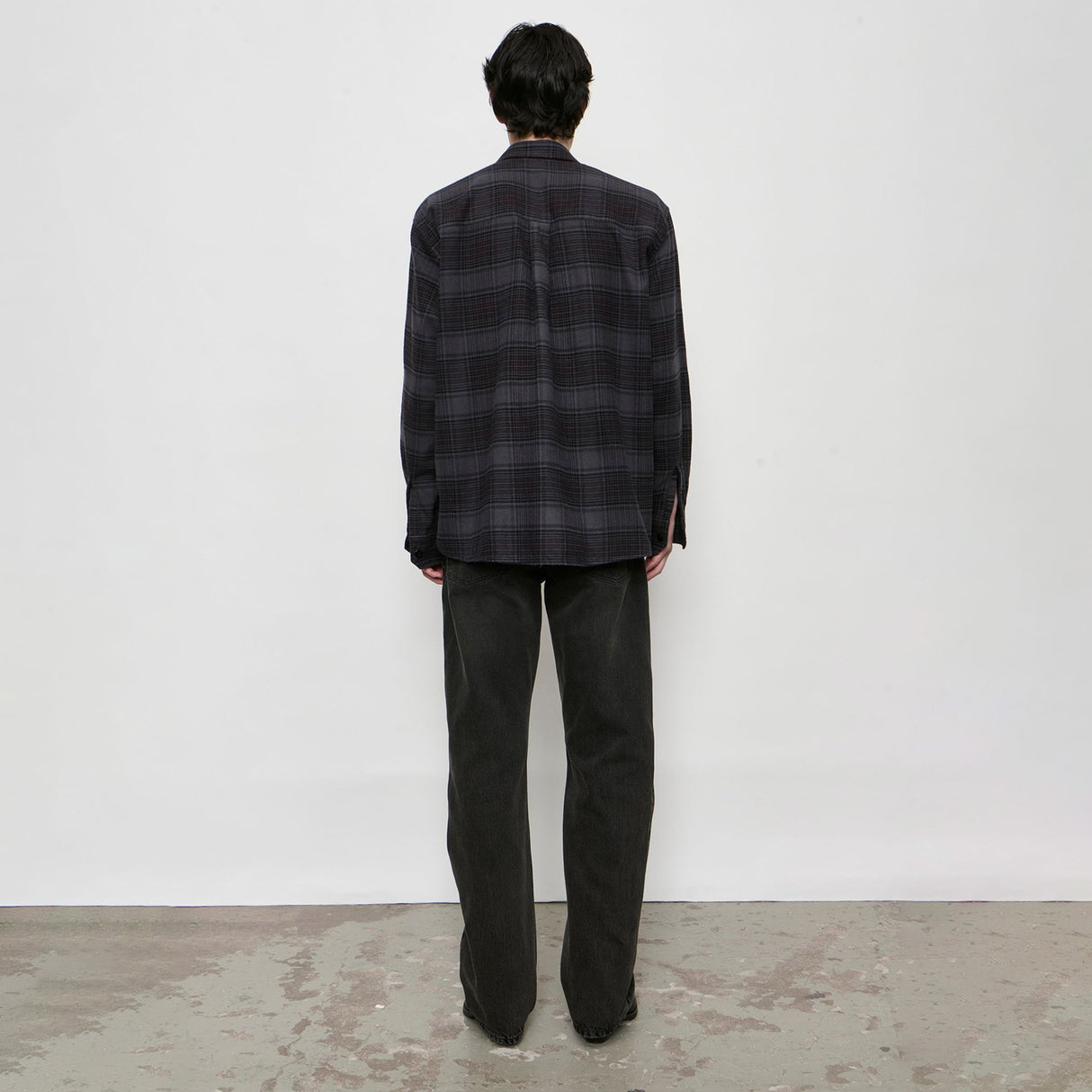 Our Legacy ABOVE SHIRT, Faded Nocturne Check Flannel
