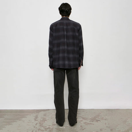 Our Legacy ABOVE SHIRT, Faded Nocturne Check Flannel