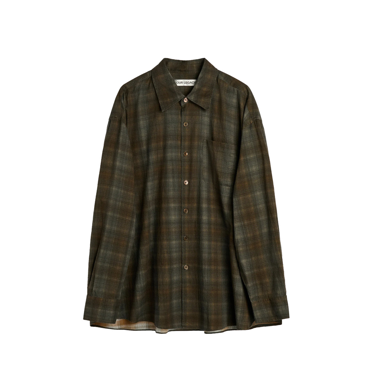 Our Legacy BORROWED SHIRT, More Check Print