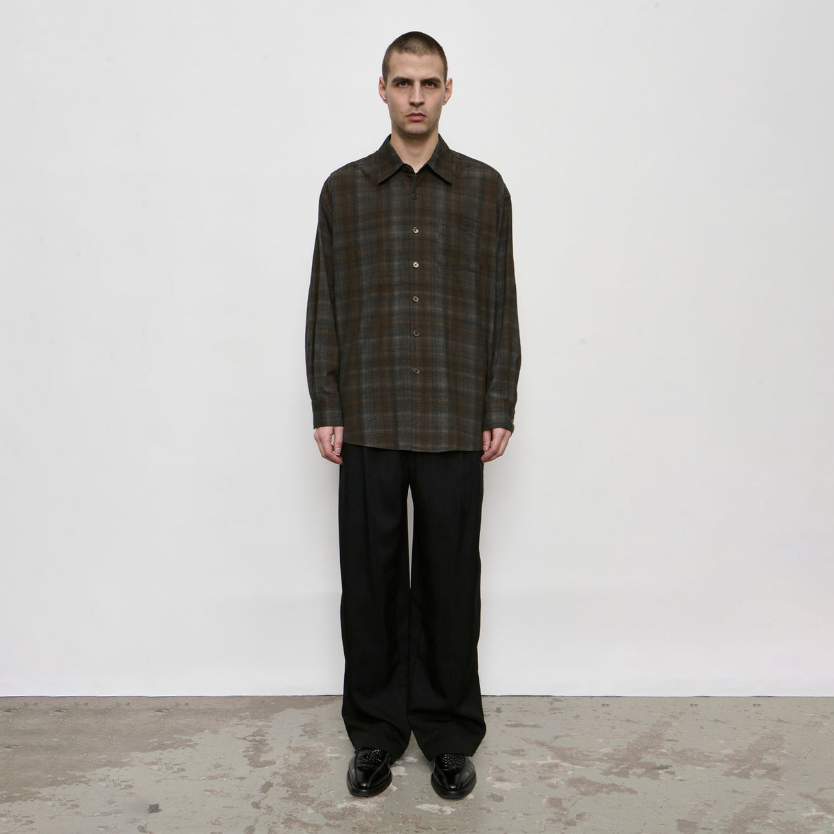 Our Legacy BORROWED SHIRT, More Check Print