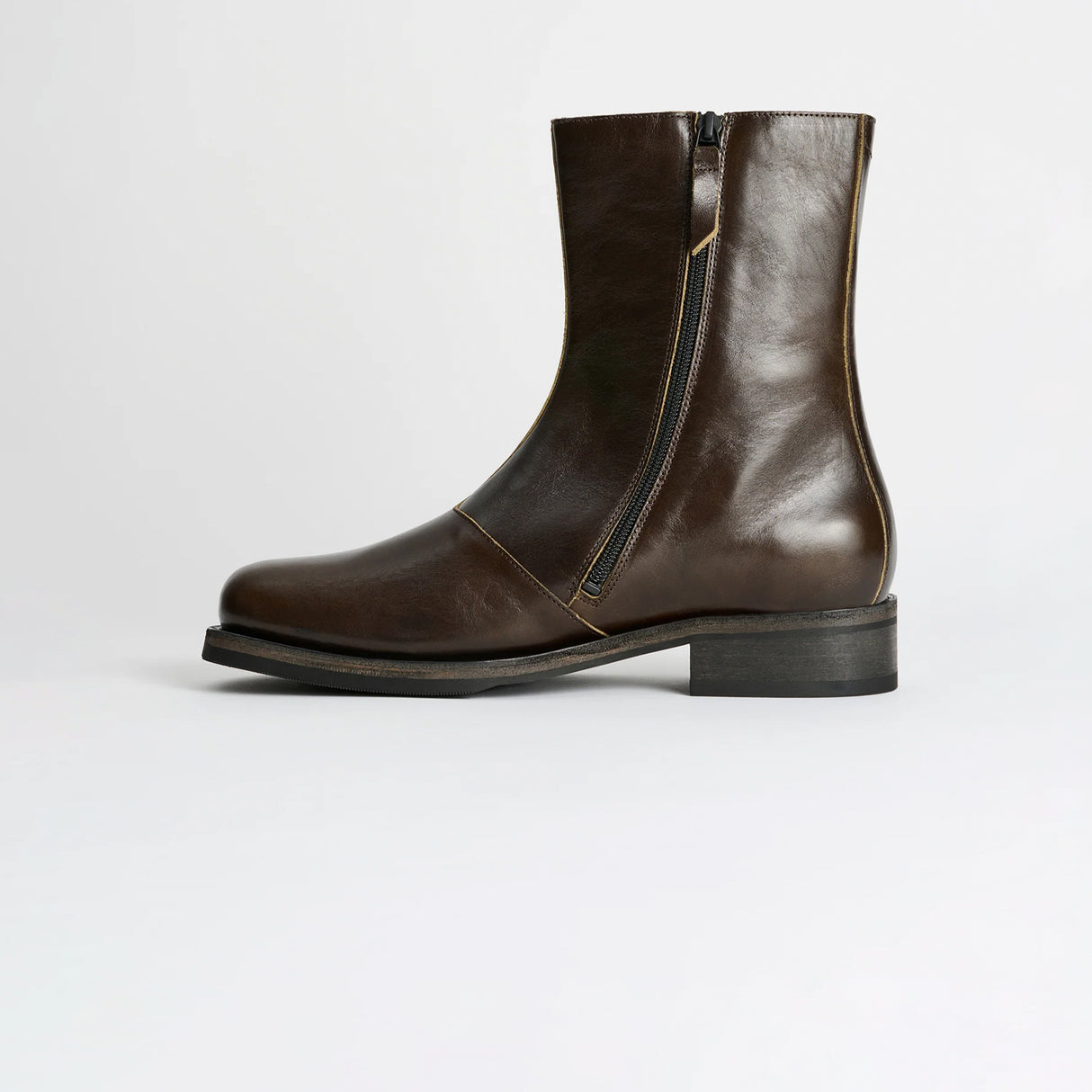 Our Legacy CAMION BOOT, Deep Olive Leather