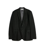 Our Legacy CEREMONY BLAZER, Coal Black Link Stripe Weave