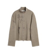 Our Legacy SHRUNKEN FULLZIP, Silt Flower Athletic Rib