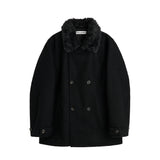 Our Legacy WAGE PEACOAT, Black